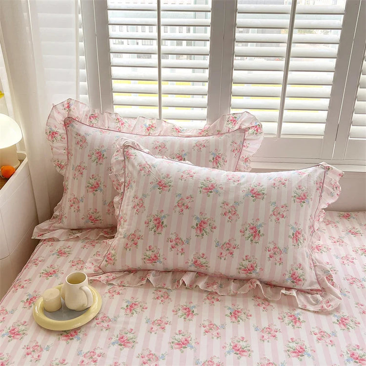 Vintage Floral Pillowcase Set