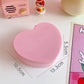 Heart Jewelry Storage Box With Mirror