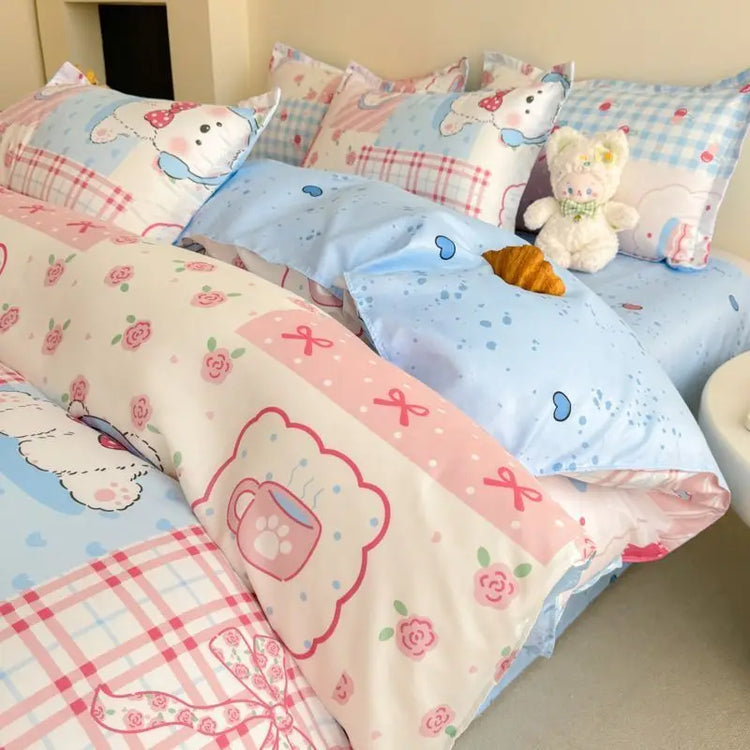 Sweet Storybook Patchwork Bedding Set