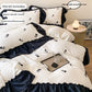 Rose Whisper Embroidered Bedding Set