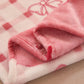 Strawberry Plaid Cozy Blanket