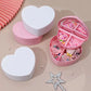 Heart Jewelry Storage Box With Mirror