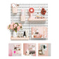 Aesthetic Wall Pegboard Organizer Set