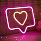 Heart Chatbox Neon Sign