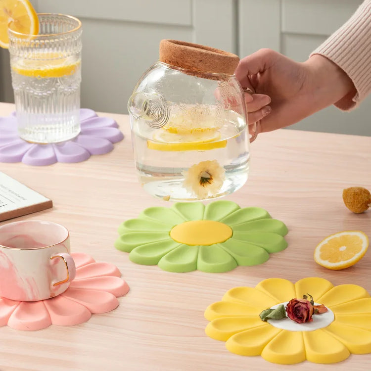 Flower Coasters