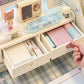 Soft Girl White Desk Organizer
