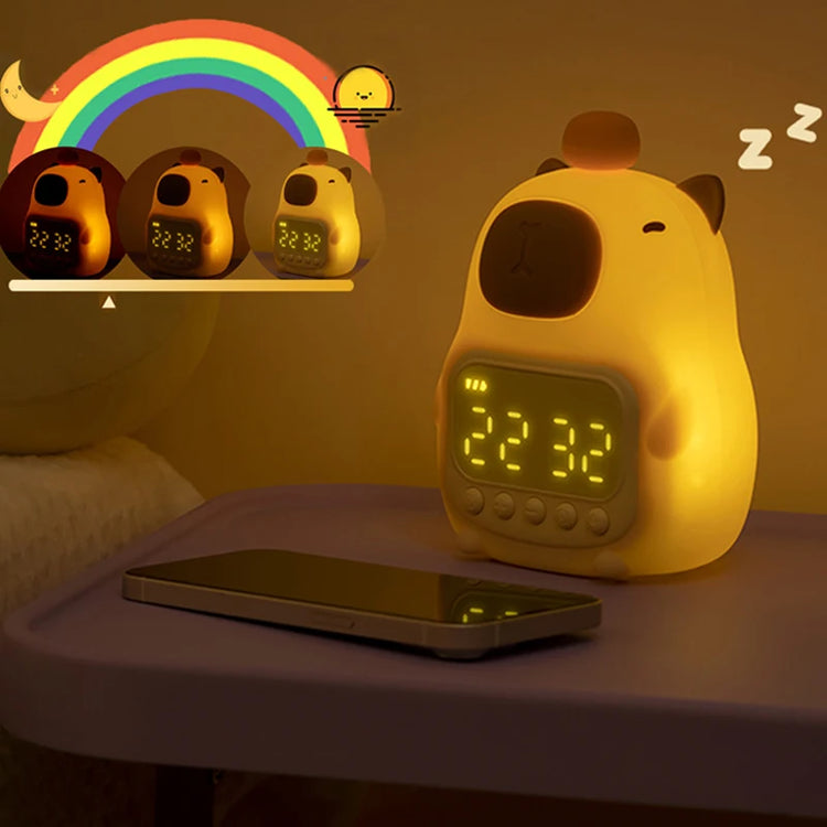 Capybara LED Alarm Clock