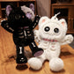 Goth Skeleton Cat Plush