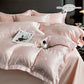 Embroidered Bow Elegance Bedding Set