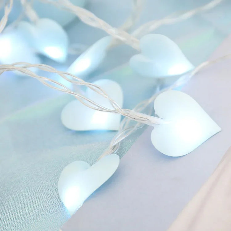 Ethereal Heart String Fairy Lights