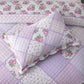 Vintage Floral Plaid Quilt