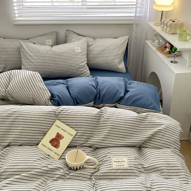 Soft Striped Breeze Bedding Set