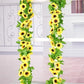 Artificial Sunflower Garland