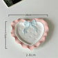 Coquette Ceramic Heart Plates