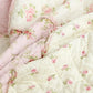 Vintage Floral Plaid Quilt
