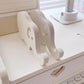 Soft Girl White Desk Organizer