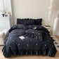 Rose Whisper Embroidered Bedding Set