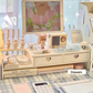 Soft Girl White Desk Organizer