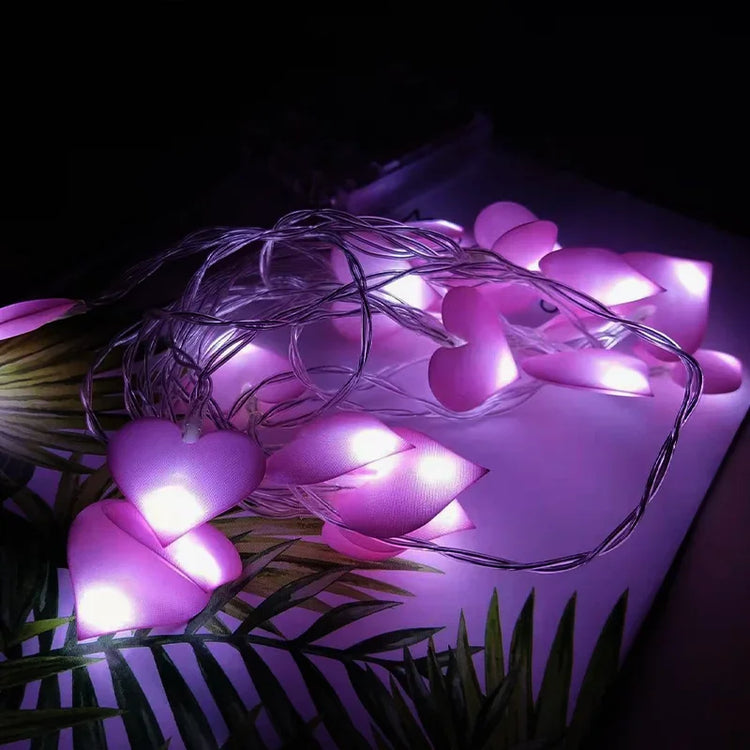 Ethereal Heart String Fairy Lights