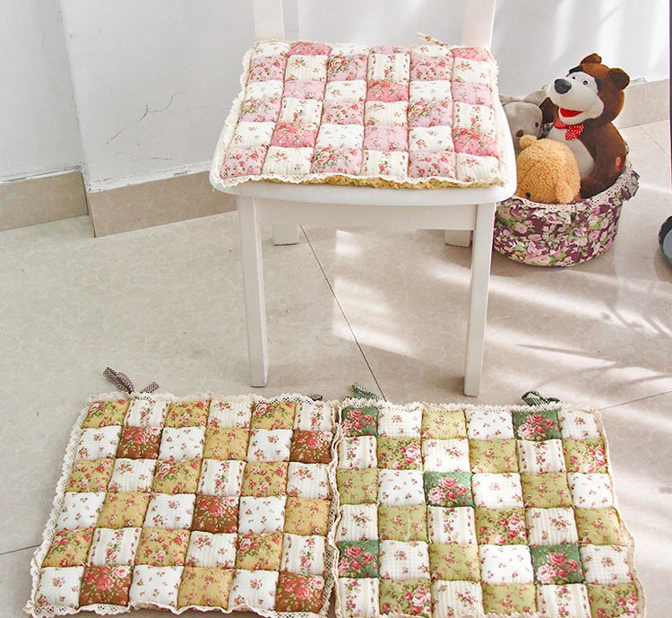 Floral Non Slip Chair Cushion