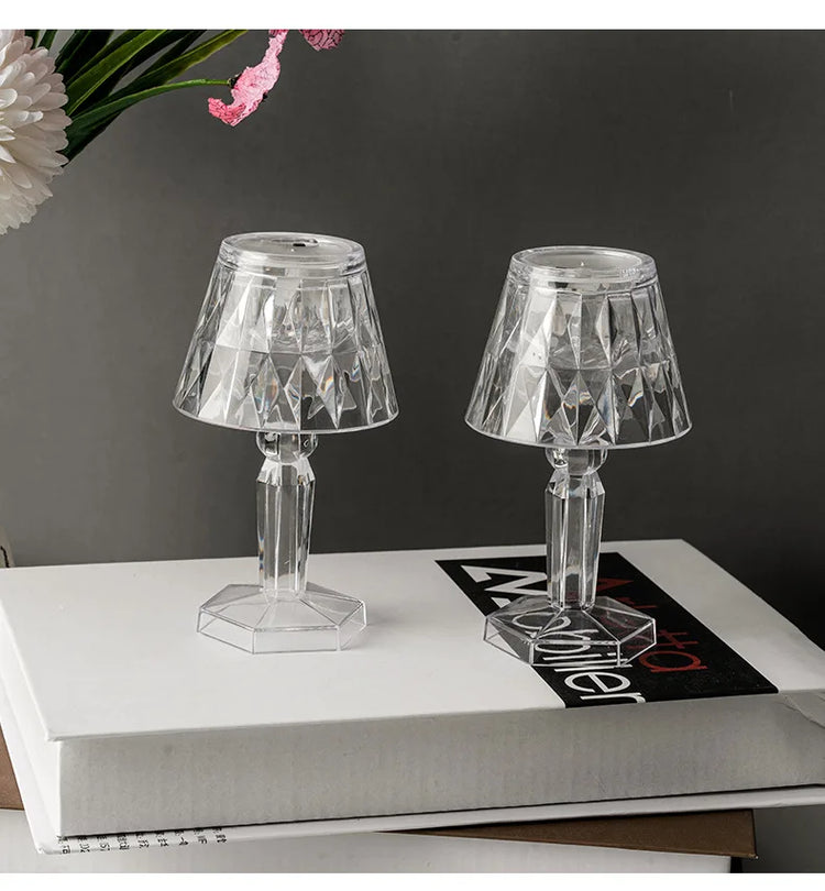 Crystal LED Mini Desk Lamp