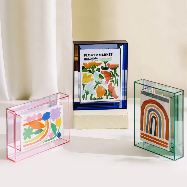 Transparent Acrylic Photo Frame Box