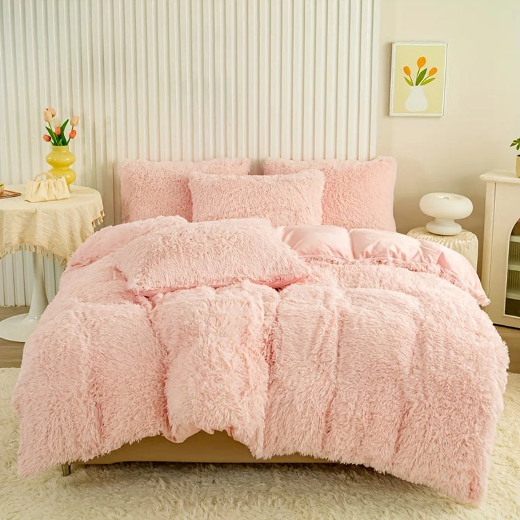 Cloudcore Coquette Teddy Quilt Cover Set