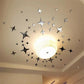 Star Shaped Mirror Effect Stickers