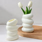 Plastic Spiral Flower Vase