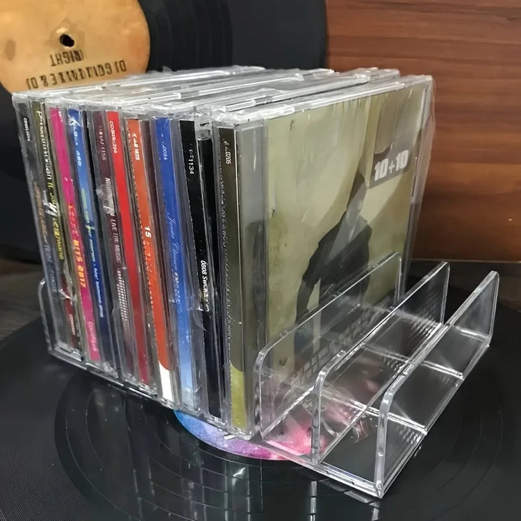 Transparent DVD/CD Organizer
