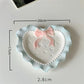 Coquette Ceramic Heart Plates