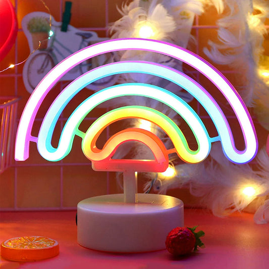 Rainbow Neon Sign