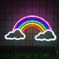 Rainbow & Clouds Neon Sign