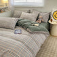 Nordic Plaid Pattern Bedding Set