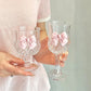 Coquette Bow Glass Cup