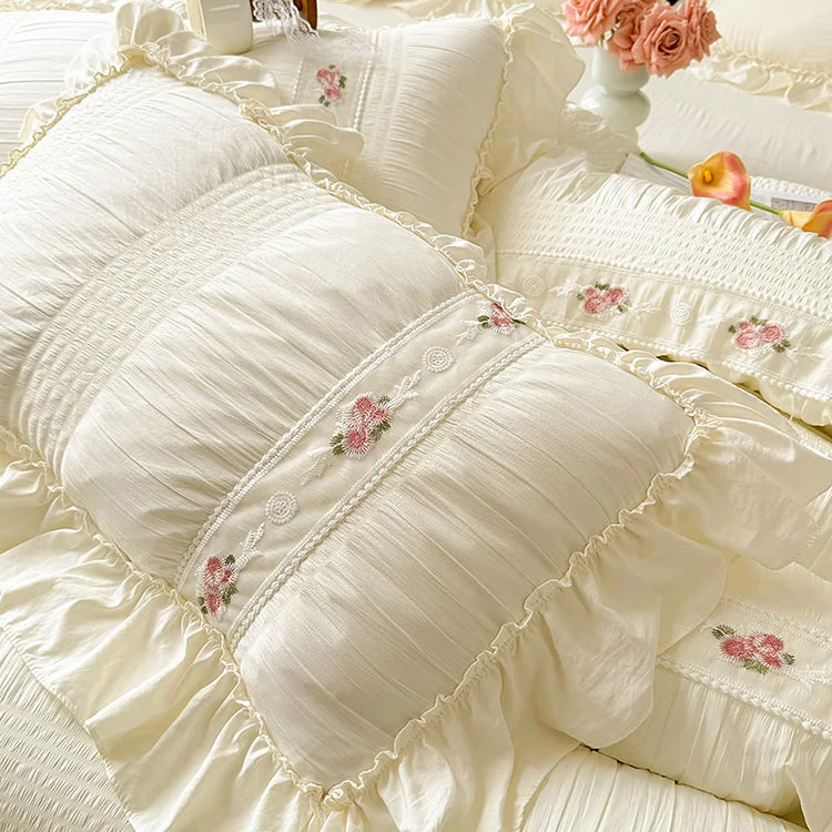 Romantic Garden Ruffle Bedding Set