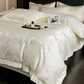 Embroidered Bow Elegance Bedding Set
