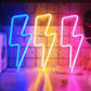 Lightning Shaped Neon Sign