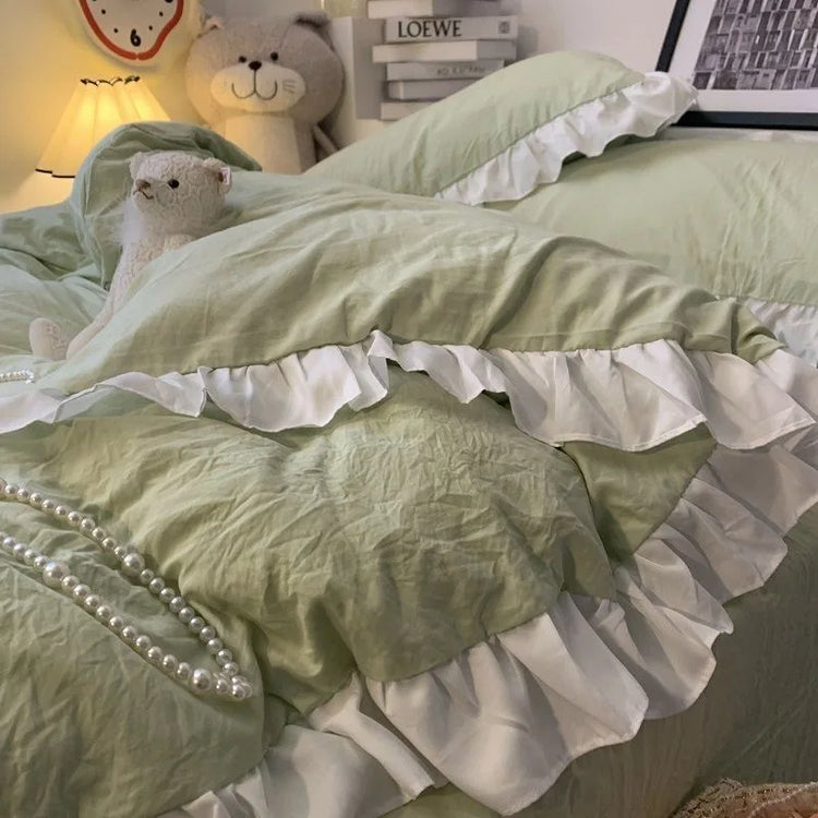 Ruffled Dream Coquette Bedding Set