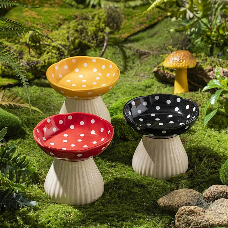 Mushroom Pet Bowl