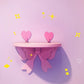 Pink Bow Wall Shelves