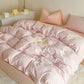 Pink Checkerboard Bedding Set