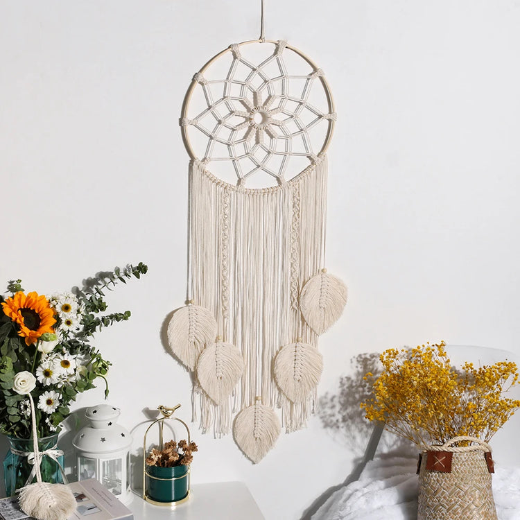 Macrame Leaf Dream Catcher