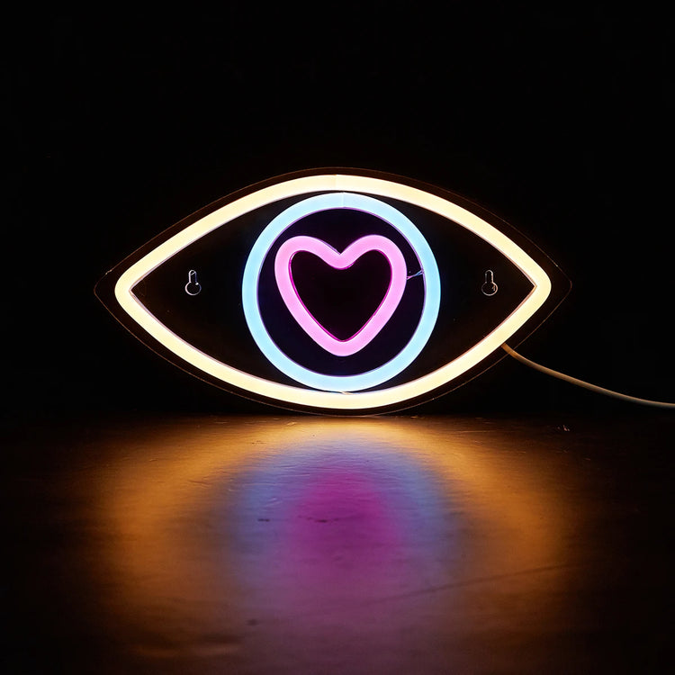 Lovestruck Eye Neon Sign