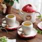 Mushroom Ceramic Tea Set