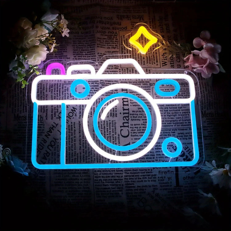 Camera Neon Sign