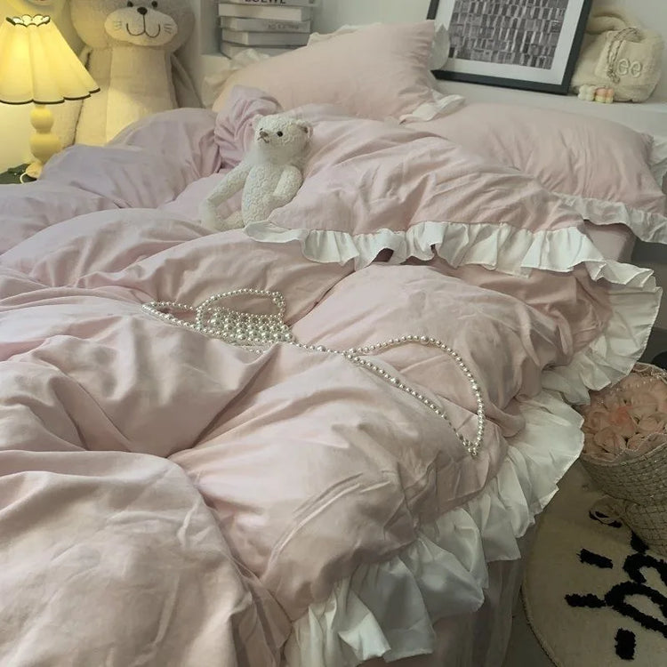 Ruffled Dream Coquette Bedding Set