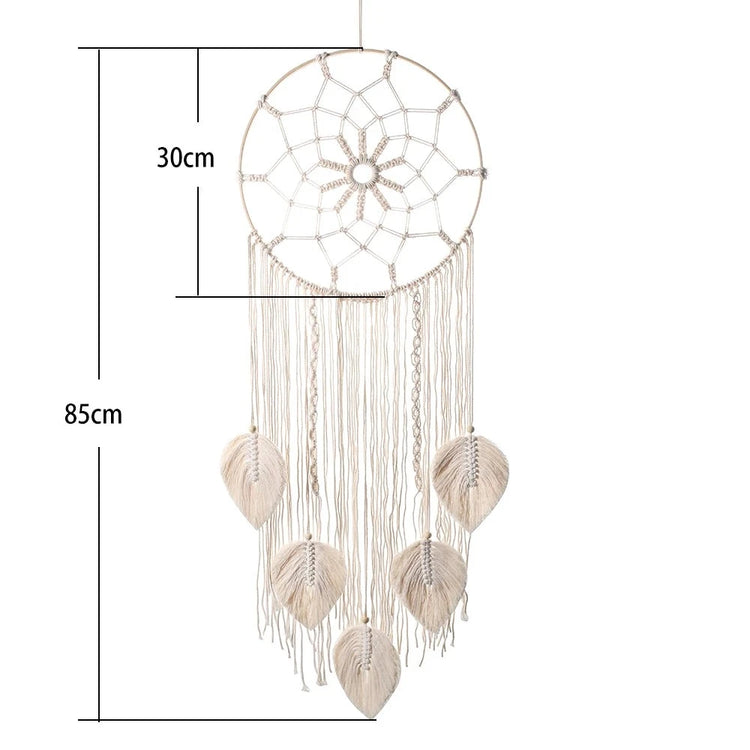 Macrame Leaf Dream Catcher